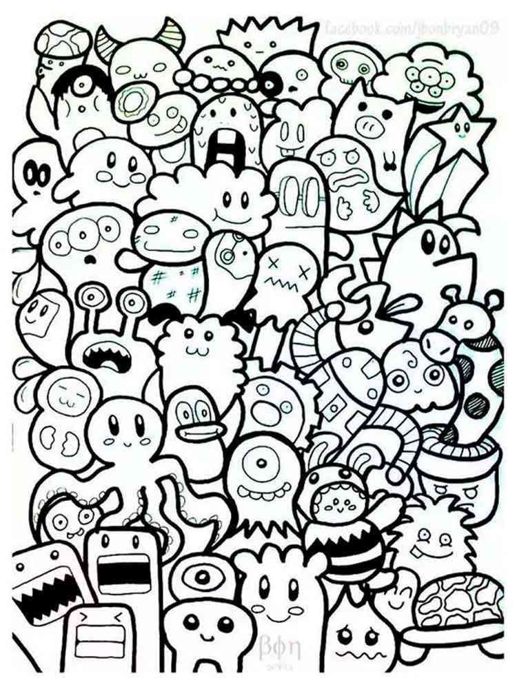 Coloriage gratuit Doodle Art #190887 de la collection Autres à imprimer