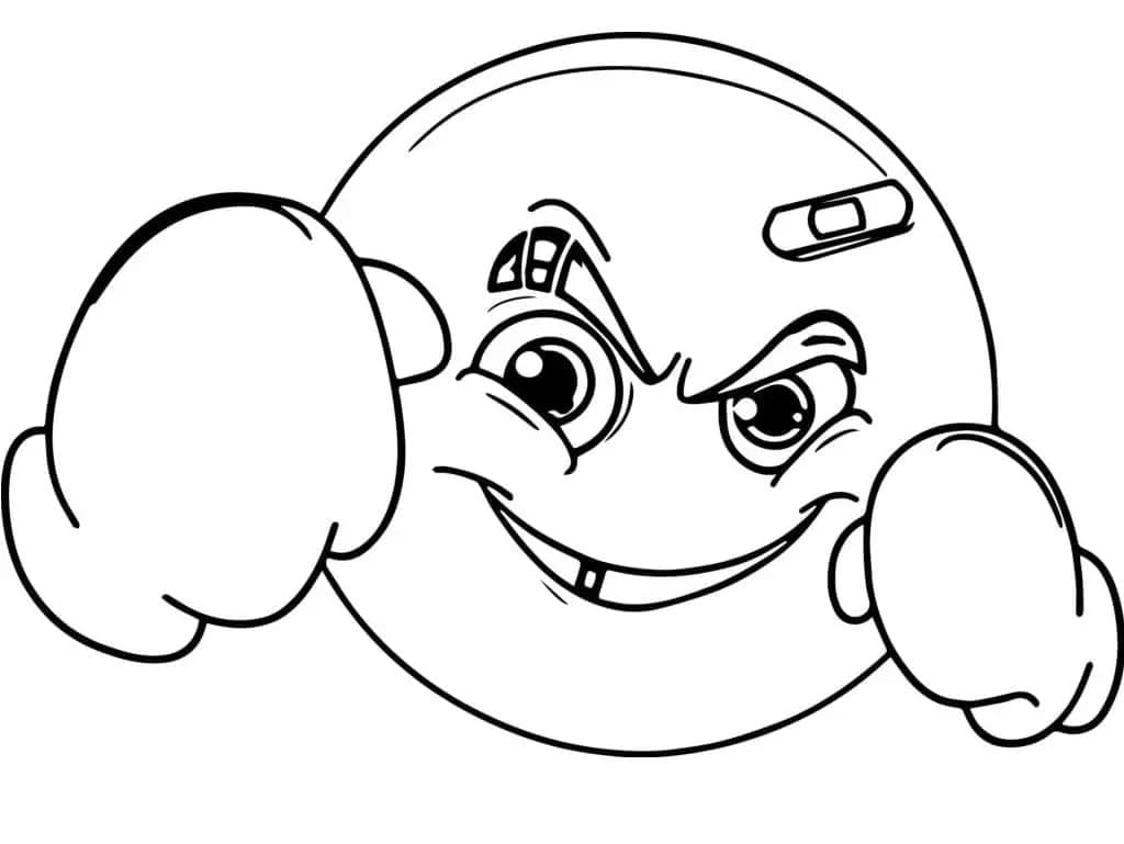 Illustration au trait Emoji #190360 de la collection Autres à colorier gratuitement