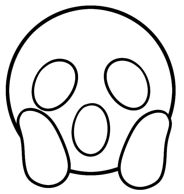 Coloriage imprimable Emoji #190389 de la collection Autres à colorier aux crayons