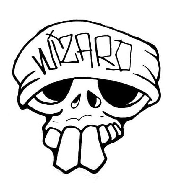 Dessin à colorier: Graffiti (Autres) #192187 - Coloriages à Imprimer Gratuits