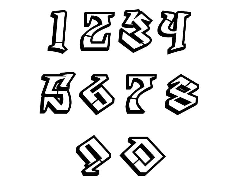 Coloriage gratuit Graffiti #192214 de la collection Autres à imprimer Coloriage gratuit Graffiti #192214 de la collection Autres à imprimer