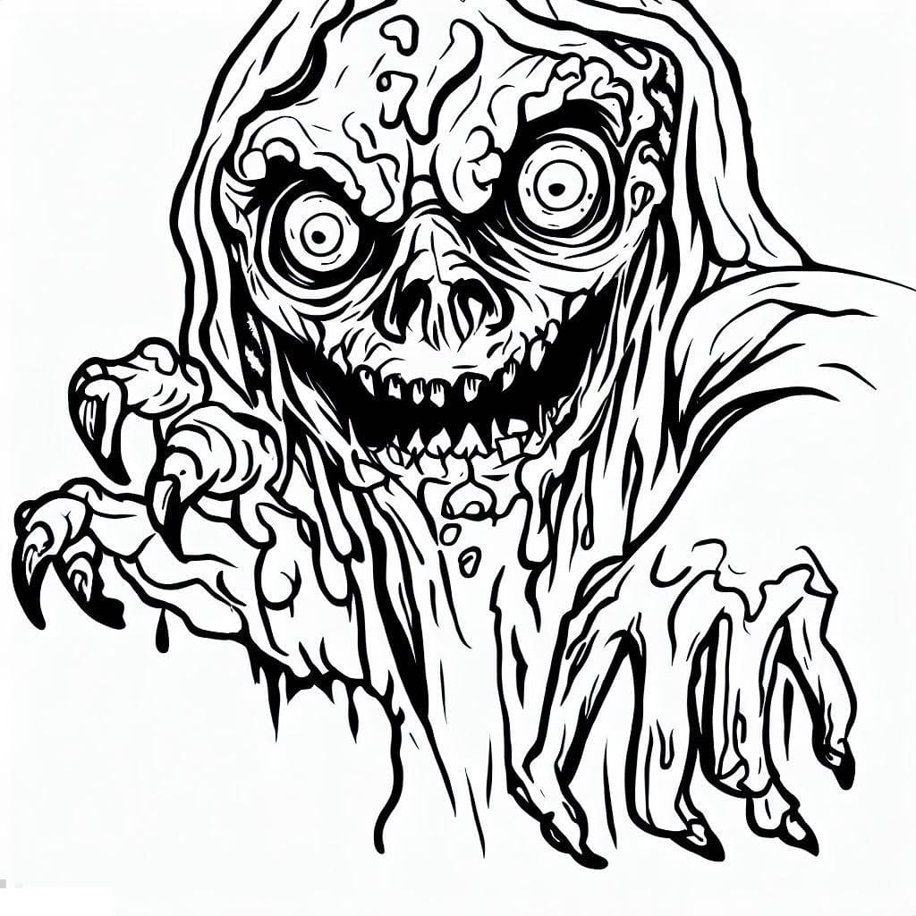 Coloriage gratuit Horreur et Effrayant #193657 de la collection Autres à imprimer