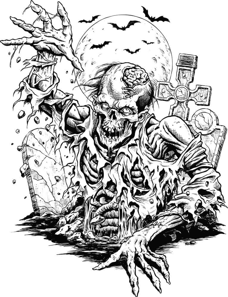 Coloriage gratuit Horreur et Effrayant #193698 de la collection Autres à imprimer