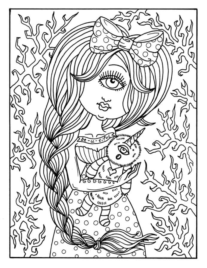 Coloriage imprimable Horreur et Effrayant #194068 de la collection Autres à colorier aux crayons