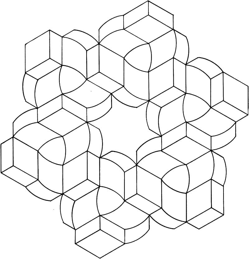 Coloriage gratuit Illusion d’optique #213943 de la collection Autres à imprimer