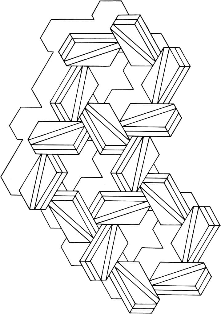 Coloriage gratuit Illusion d’optique #213946 de la collection Autres à imprimer