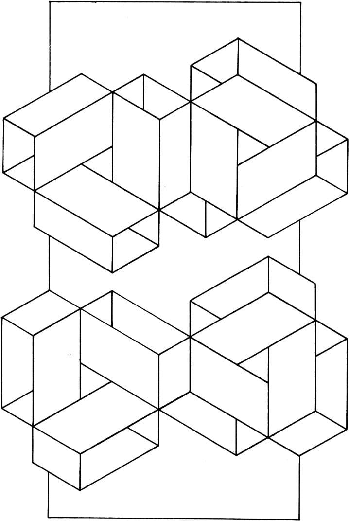 Page de coloriage Illusion d’optique #213957, collection Autres, à imprimer et colorier