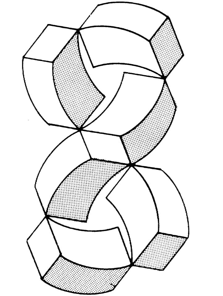 Illustration au trait Illusion d’optique #213958 de la collection Autres à colorier gratuitement