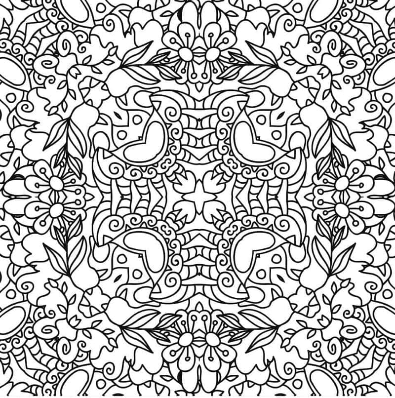 Illustration au trait Psychedelique #210036 de la collection Autres à colorier gratuitement