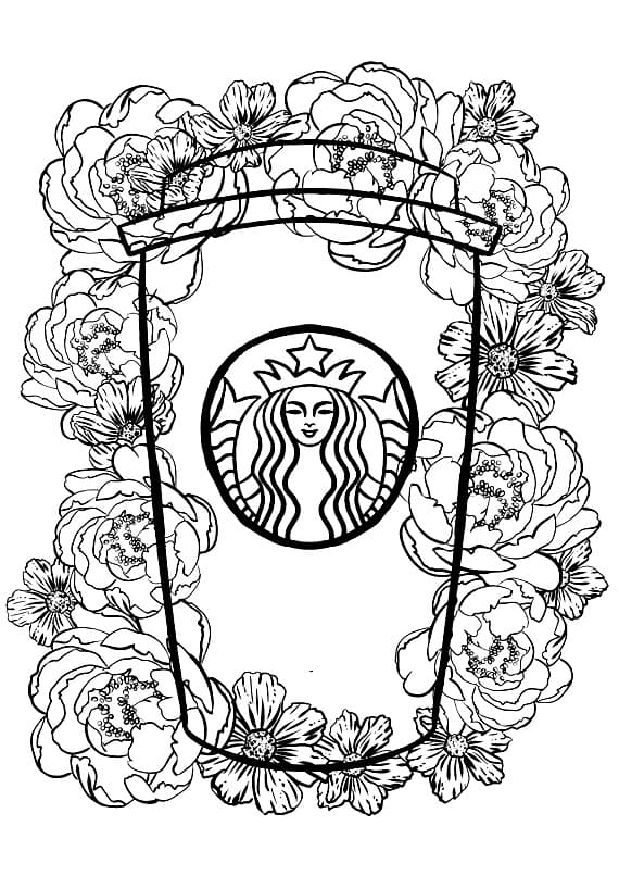 Coloriage gratuit Starbucks #213917 de la collection Autres à imprimer