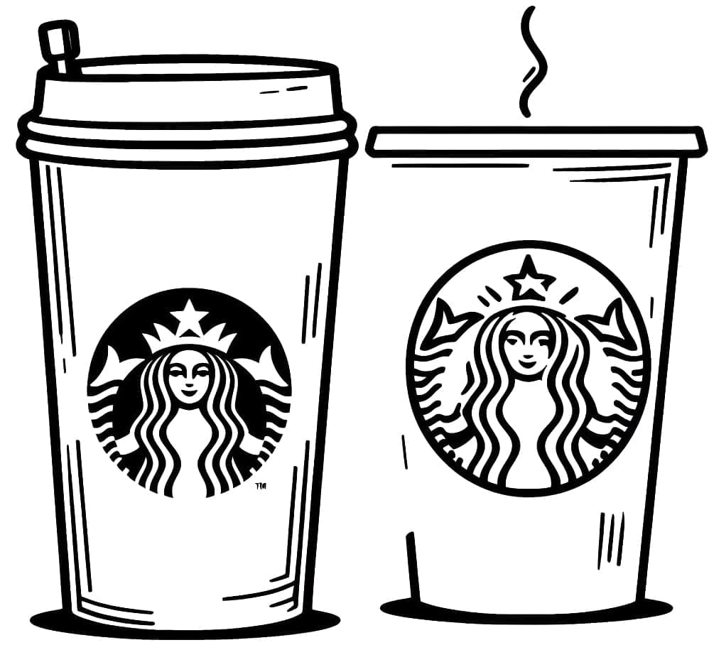 Coloriage gratuit Starbucks #213918 de la collection Autres à imprimer