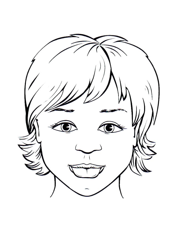Coloriage gratuit Visage #211977 de la collection Autres à imprimer