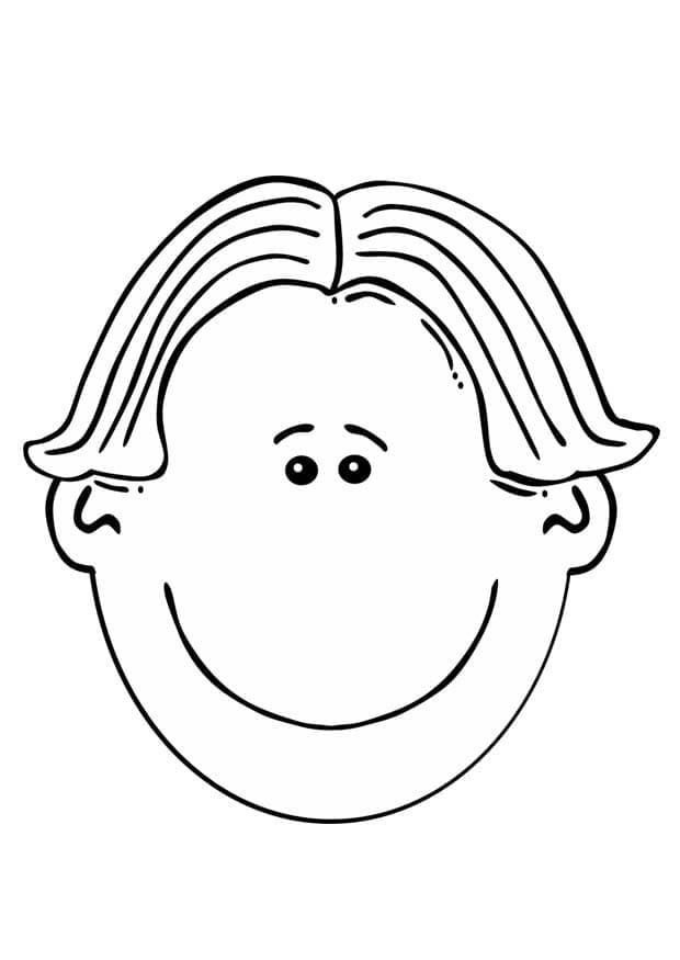 Illustration au trait Visage #212019 de la collection Autres à colorier gratuitement