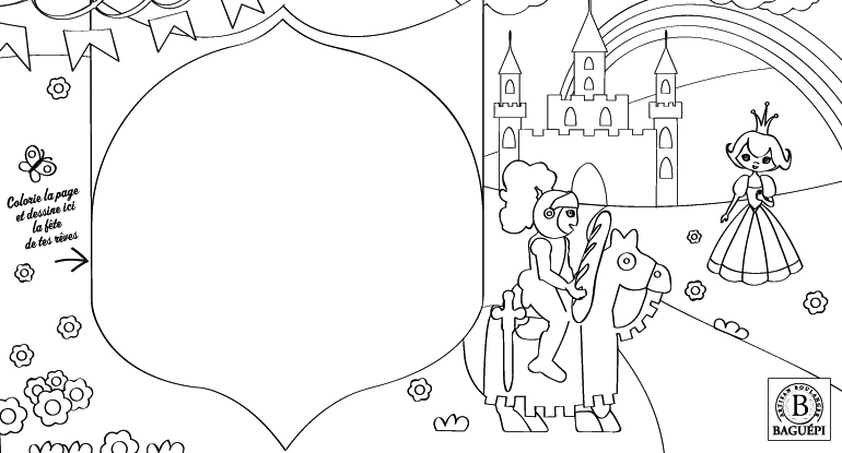 Dessin à colorier: Chateau (Bâtiments et Architecture) #62295 - Coloriages à Imprimer Gratuits