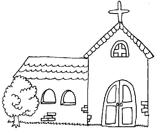 Coloriage Église #64234 (Bâtiments et Architecture) – Dessin à colorier