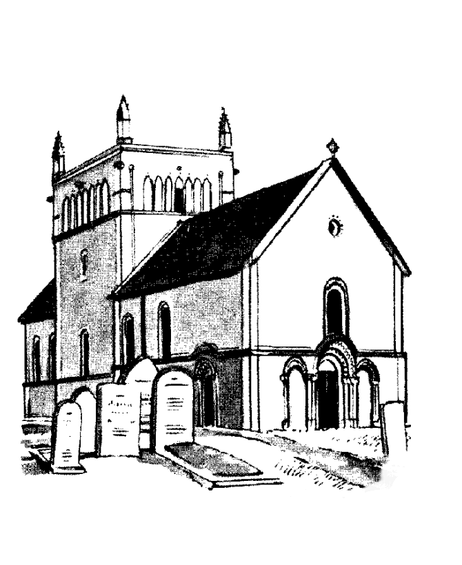 Dessin à colorier: Église (Bâtiments et Architecture) #64372 - Coloriages à Imprimer Gratuits