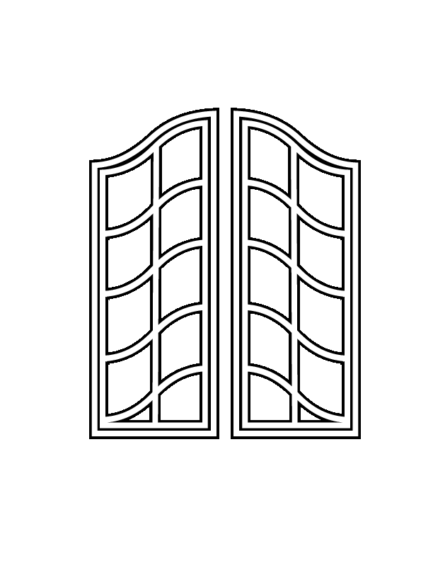 Dessin à colorier: Fenêtre (Bâtiments et Architecture) #168794 - Coloriages à Imprimer Gratuits