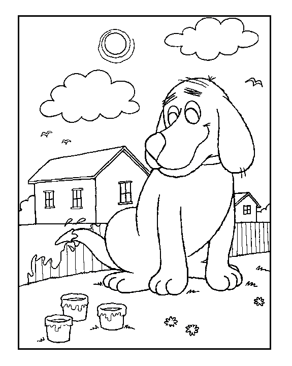 Dessin à colorier: Niche à chien (Bâtiments et Architecture) #62433 - Coloriages à Imprimer Gratuits