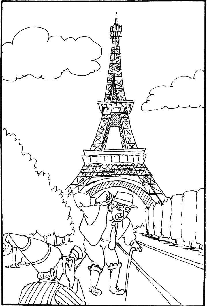 Coloriage gratuit Tour Eiffel #178846 de la collection Bâtiments et Architecture à imprimer Coloriage gratuit Tour Eiffel #178846 de la collection Bâtiments et Architecture à imprimer