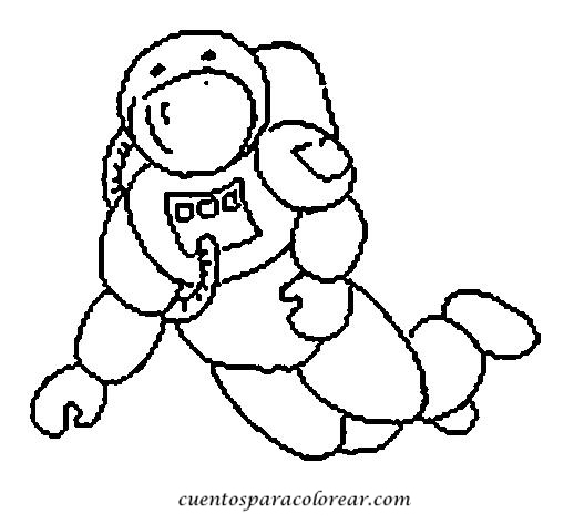 Dessin à colorier: Astronaute (Carrières et Professions) #87602 - Coloriages à Imprimer Gratuits