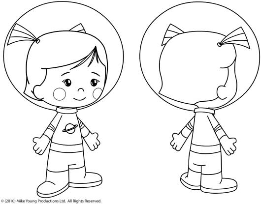 Dessin à colorier: Astronaute (Carrières et Professions) #87627 - Coloriages à Imprimer Gratuits