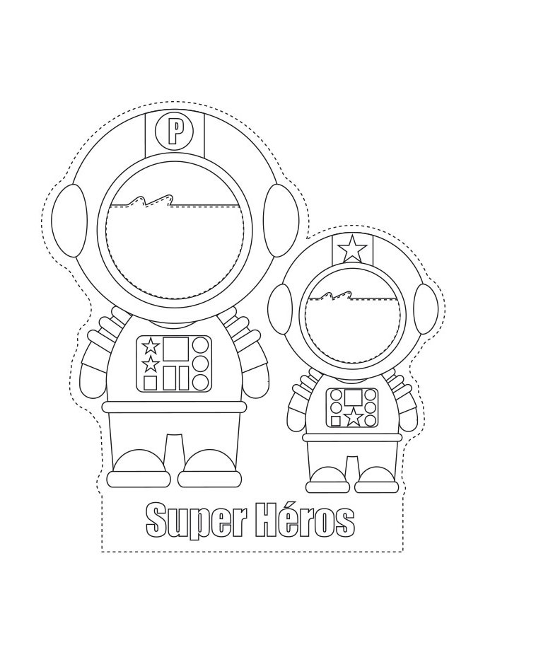 Dessin à colorier: Astronaute (Carrières et Professions) #87647 - Coloriages à Imprimer Gratuits