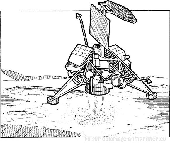 Coloriage à imprimer Astronaute #87664 de la série Carrières et Professions, gratuit pour enfants et adultes