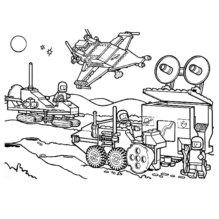 Dessin à colorier: Astronaute (Carrières et Professions) #87677 - Coloriages à Imprimer Gratuits