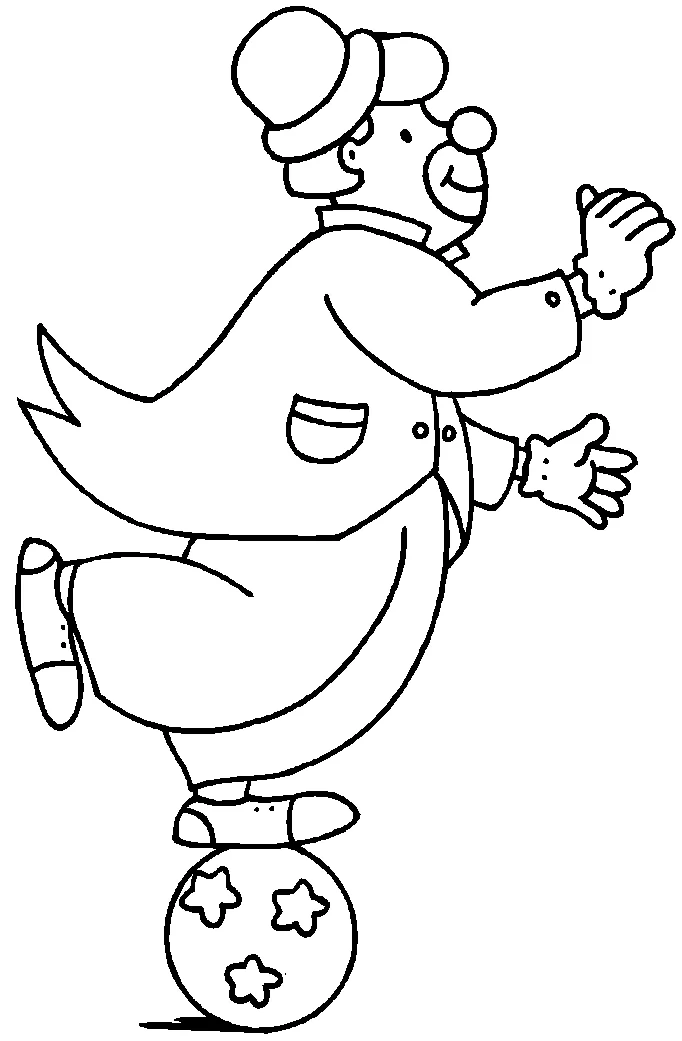 Page de coloriage Clown #91196, collection Carrières et Professions, à imprimer et colorier Page de coloriage Clown #91196, collection Carrières et Professions, à imprimer et colorier
