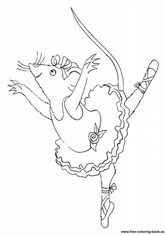 Coloriage gratuit Danseur / Danseuse #92336 de la collection Carrières et Professions à imprimer