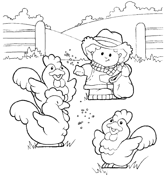 Dessin à colorier: Fermier (Carrières et Professions) #96152 - Coloriages à Imprimer Gratuits