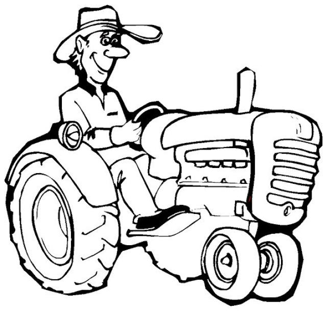 Dessin à colorier: Fermier (Carrières et Professions) #96153 - Coloriages à Imprimer Gratuits