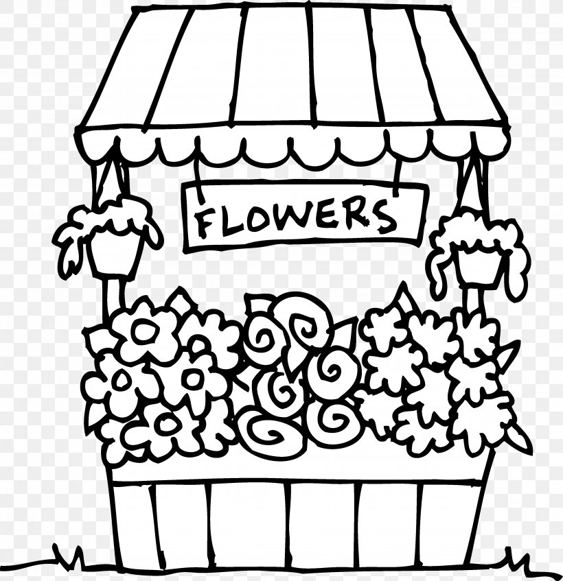 Dessin à colorier: Fleuriste (Carrières et Professions) #170348 - Coloriages à Imprimer Gratuits
