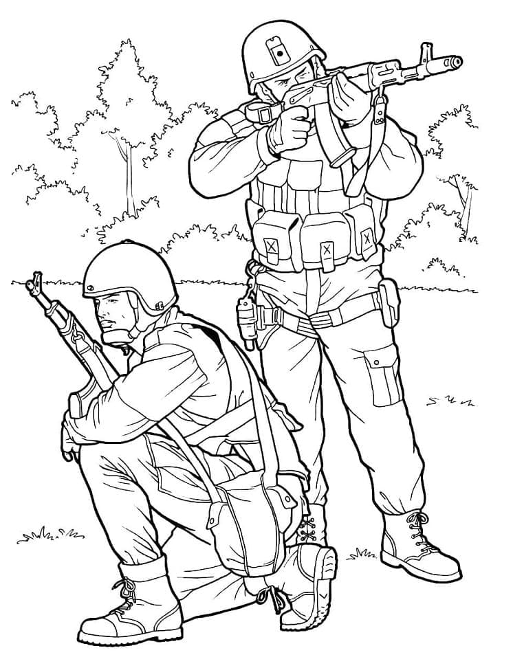 Coloriage gratuit Militaire #181100 de la collection Carrières et Professions à imprimer Coloriage gratuit Militaire #181100 de la collection Carrières et Professions à imprimer