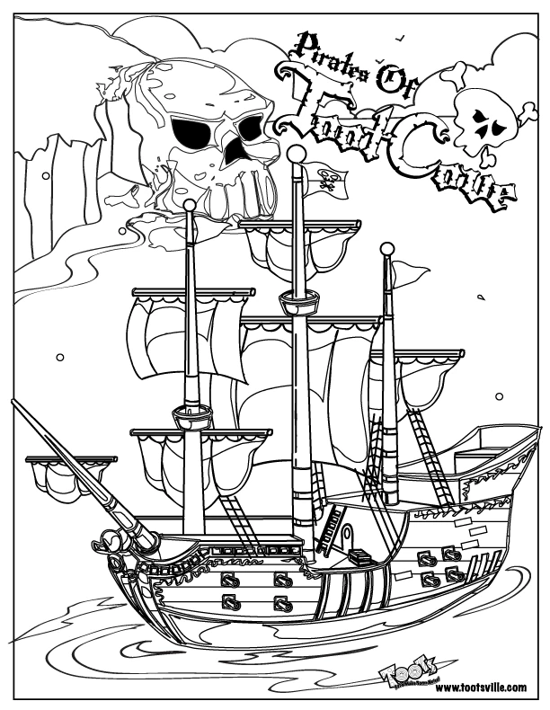 Coloriage gratuit Pirate #105039 de la collection Carrières et Professions à imprimer