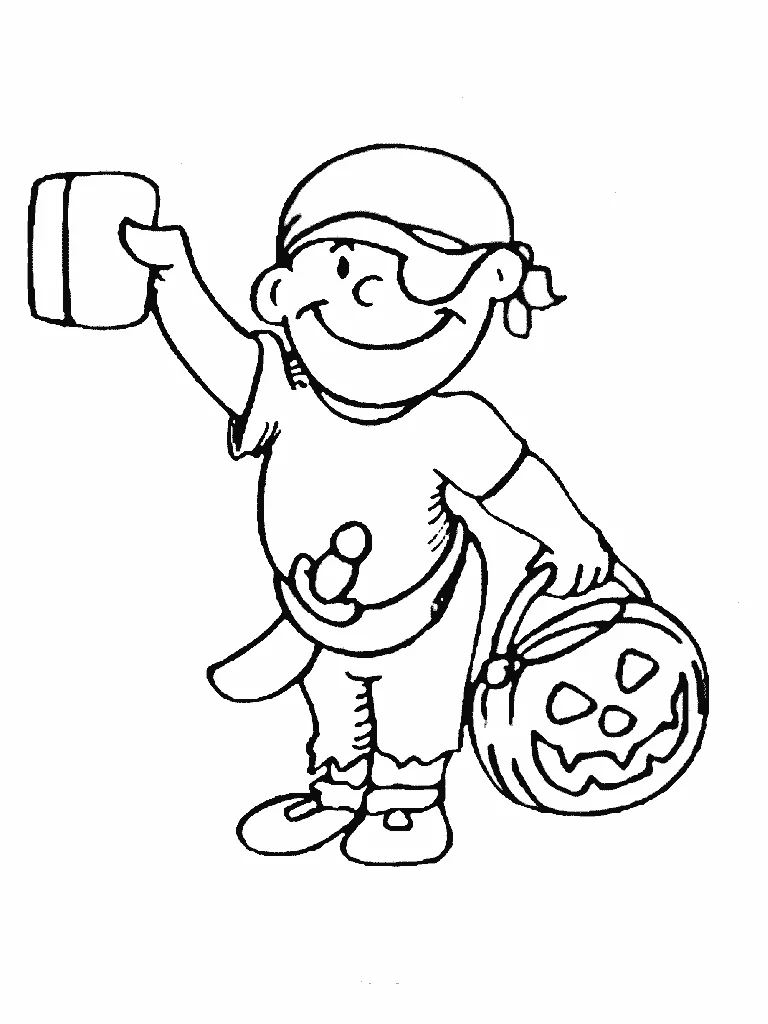 Dessin Pirate #105159 à colorier de la série Carrières et Professions, gratuit à télécharger et imprimer