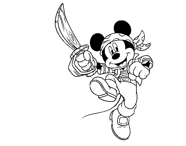 Dessin à colorier: Pirate (Carrières et Professions) #105211 - Coloriages à Imprimer Gratuits