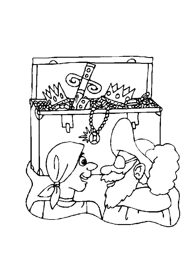 Coloriage gratuit Pirate #105218 de la collection Carrières et Professions à imprimer