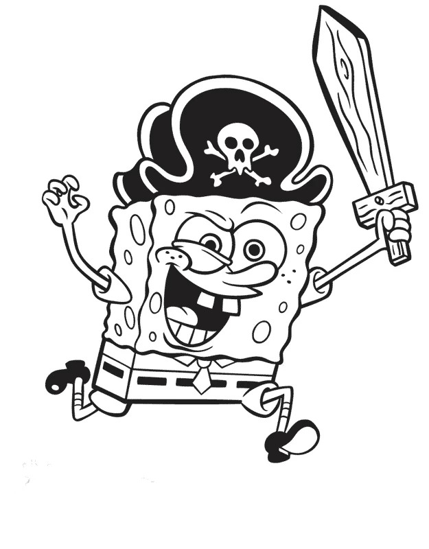 Coloriage gratuit Pirate #105277 de la collection Carrières et Professions à imprimer