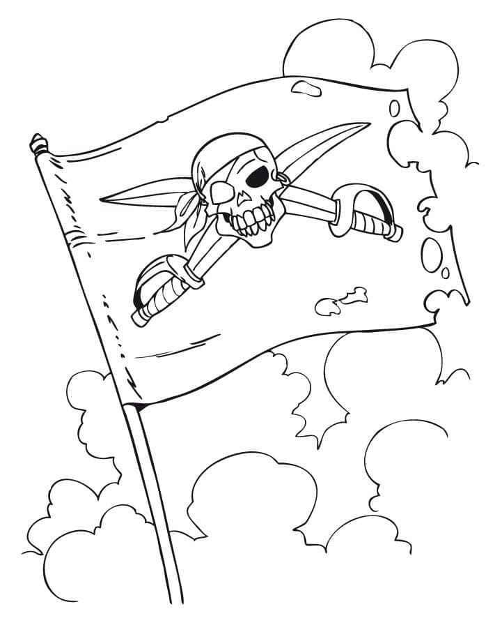 Coloriage gratuit Pirate #173321 de la collection Carrières et Professions à imprimer