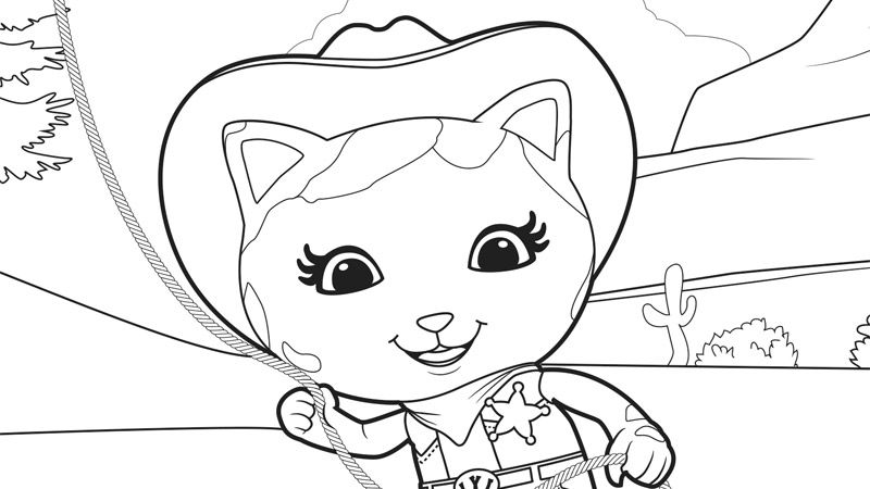 Dessin à colorier: Sherif (Carrières et Professions) #107444 - Coloriages à Imprimer Gratuits