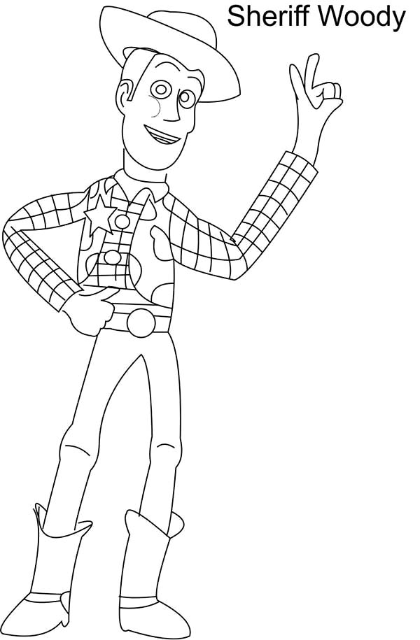 Dessin à colorier: Sherif (Carrières et Professions) #107515 - Coloriages à Imprimer Gratuits
