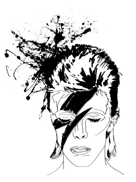 Dessin à colorier: David Bowie (Célébrités) #122003 - Coloriages à Imprimer Gratuits