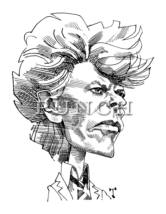 Dessin à colorier: David Bowie (Célébrités) #122151 - Coloriages à Imprimer Gratuits