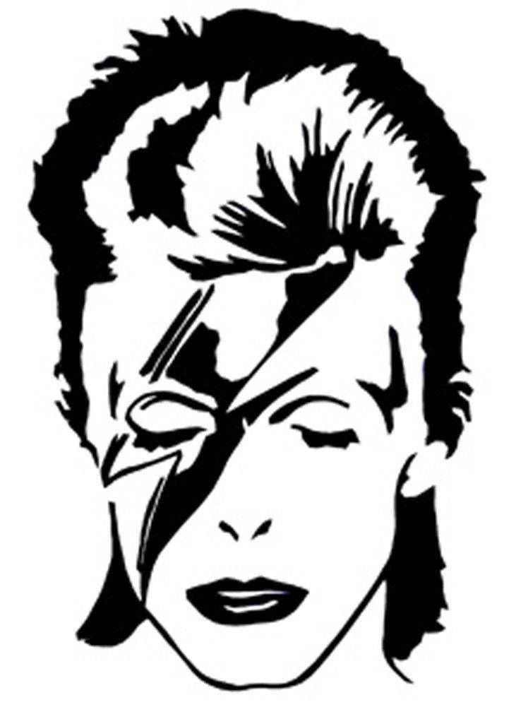 Dessin à colorier: David Bowie (Célébrités) #122258 - Coloriages à Imprimer Gratuits