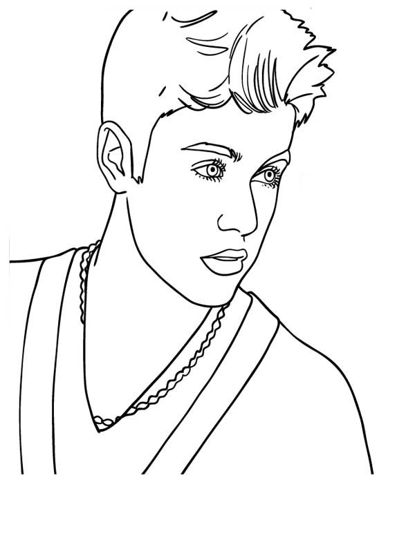 Dessin à colorier: Justin Bieber (Célébrités) #122481 - Coloriages à Imprimer Gratuits