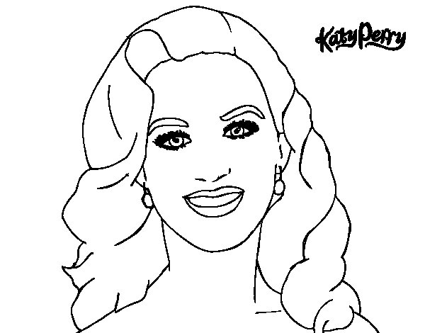 Dessin à colorier: Katy Perry (Célébrités) #123326 - Coloriages à Imprimer Gratuits