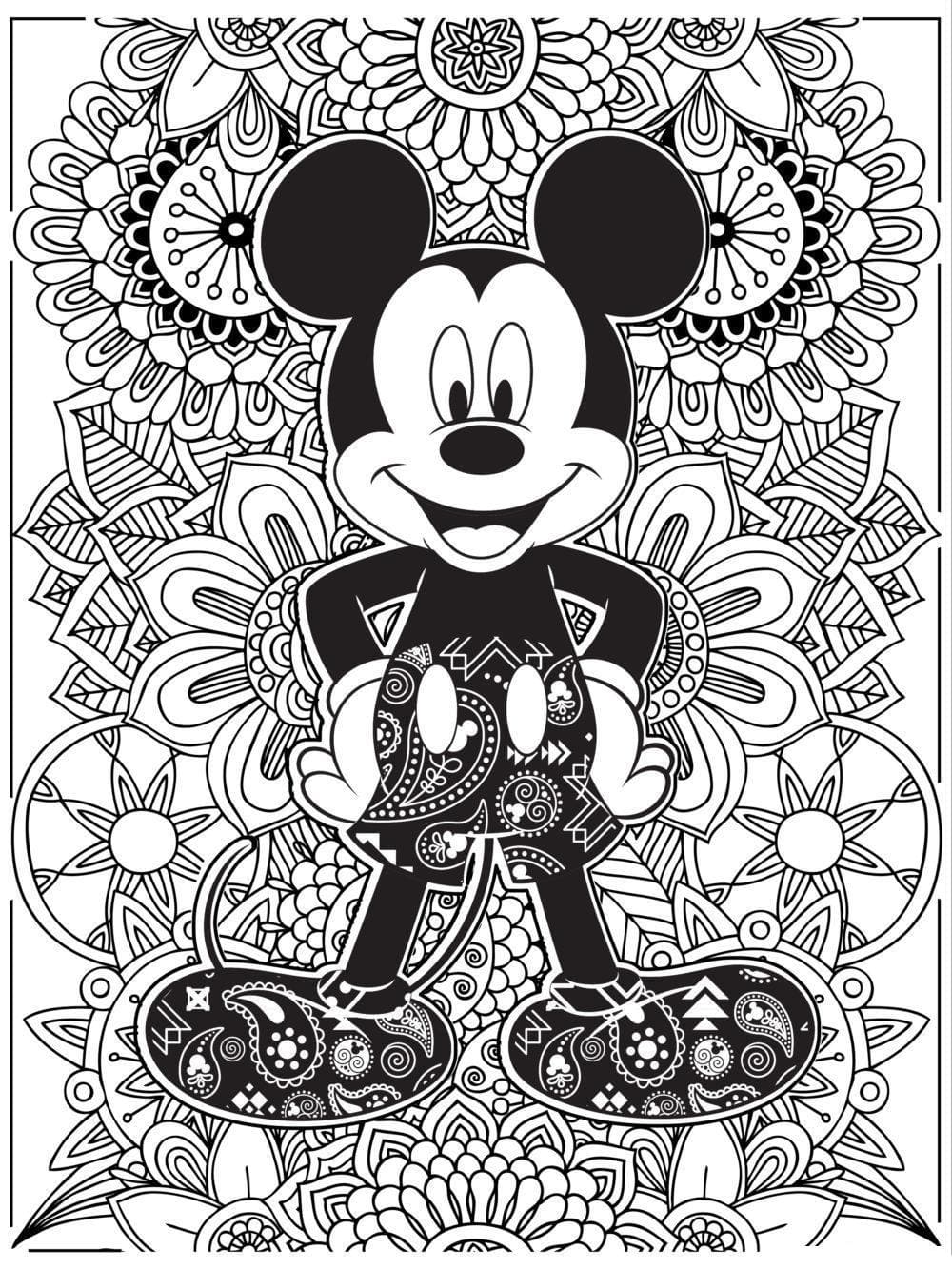 Dessin à colorier: Disney Adulte (Coloriage Adulte) #200092 - Coloriages à Imprimer Gratuits
