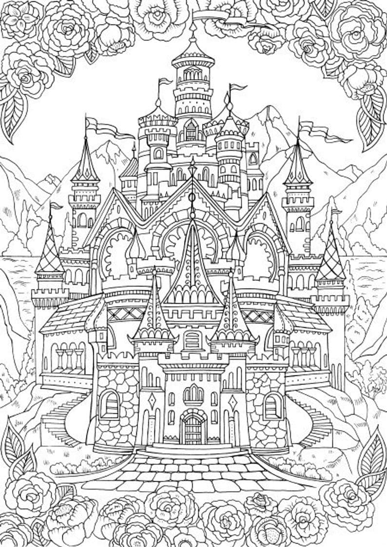 Coloriage gratuit Disney Adulte #200098 de la collection Coloriage Adulte à imprimer