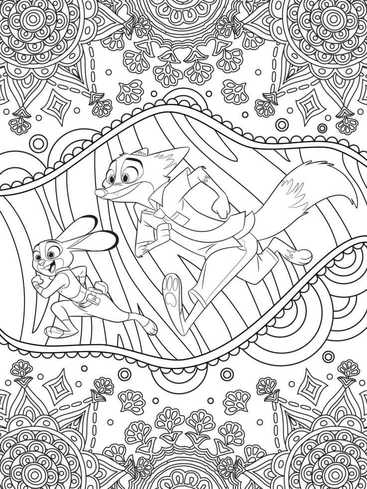 Dessin à colorier: Disney Adulte (Coloriage Adulte) #200101 - Coloriages à Imprimer Gratuits